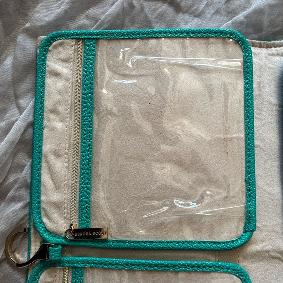 Kendra Scott Large Jet Set Everyday Travel Organizer For Jewelry TEAL - Picture 8 of 16